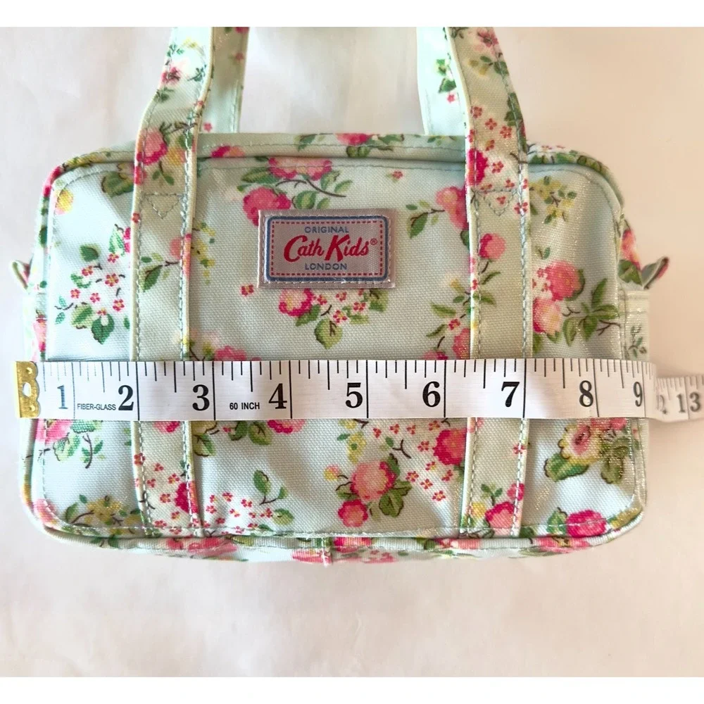 Cath Kidston Cath Kids Small Hand Bag w/‎ Coin Purse PVC Coated Cotton-Floral